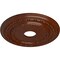 Ekena Millwork Dublin Medallion (Canopies up to 5 1/8"), 17 7/8"OD x 3 5/8"ID x 1 1/4"P, Burnished Mahogany Crackle CM17DUBMC - alternate 2
